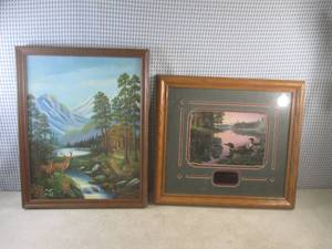 lot 136 image: (D-1) Framed Doris Conrad Painting ...