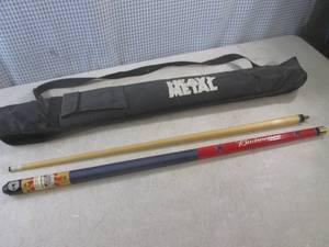 lot 150 image: (H-1) Budweiser 2pc Pool Cue with C...