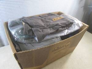 lot 155 image: (A-3) Box Full of Clothes - Some Ne...