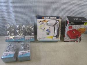 lot 158 image: (A-3) Mickey Mouse Waffle Maker, Bl...