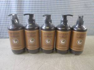 lot 243 image: (EC1) 5 Pump Bottles of Argan Dia B...