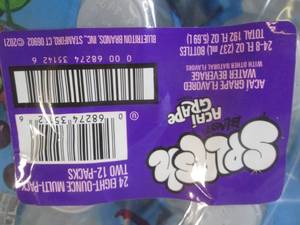 lot 328 image: (C-1) 24 Bottles of Splash Acai Gra...