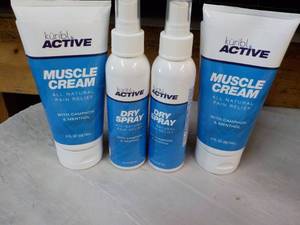 lot 39 image: 2 each Kuribl Active Muscle Cream a...