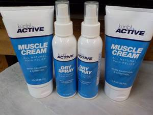 lot 43 image: 2 each Kuribl Active Muscle Cream a...