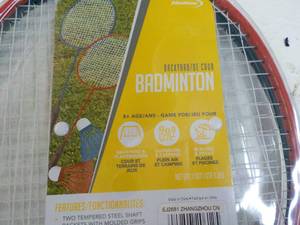 lot 74 image: Backyard Badminton...