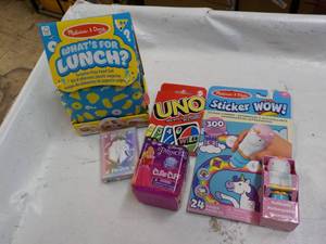 lot 91 image: Melissa and Doug, UNO Cards, Prince...