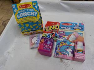 lot 92 image: Melissa and Doug, UNO Cards, Prince...