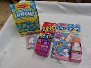 lot 94 image: Melissa and Doug, UNO Cards, Prince...