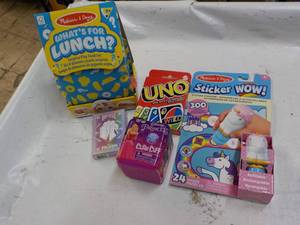 lot 95 image: Melissa and Doug, UNO Cards, Prince...