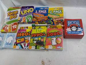 lot 107 image: Cards and Chips...