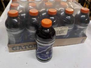 lot 133 image: 15 ct 28 oz Bottles Gatorade Midnig...