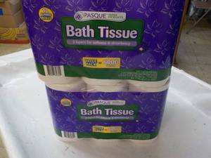 lot 149 image: 24 Rolls Pasque 2 Ply Bath Tissue...