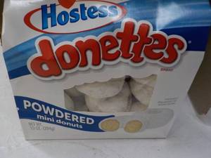 lot 165 image: 9 bags Hostess 10 oz Donettes past...