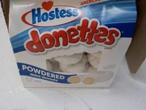 lot 166 image: 9 bags Hostess 10 oz Donettes past...