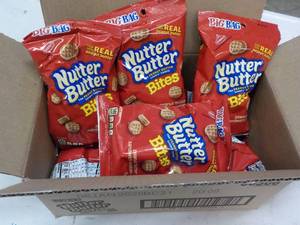 lot 170 image: 12 ct 3 oz Bags Nutter Butter with ...