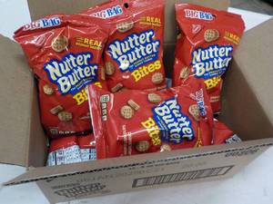 lot 173 image: 12 ct 3 oz Bags Nutter Butter with ...