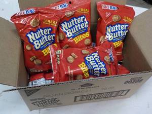 lot 174 image: 12 ct 3 oz Bags Nutter Butter with ...