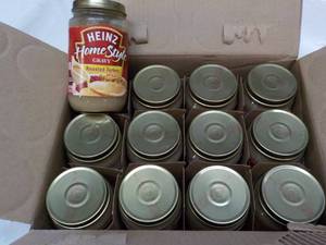 lot 180 image: 12 ct 12 oz jars Heinz Roasted Turk...