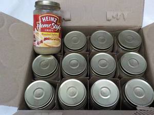 lot 183 image: 12 ct 12 oz jars Heinz Roasted Turk...