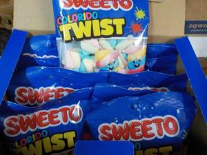 lot 186 image: 12 ct bags Sweeto Colorado Twist Ma...