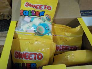 lot 190 image: 12 ct bags Sweeto Roller Marshmallo...
