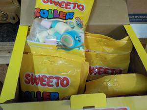 lot 192 image: 12 ct bags Sweeto Roller Marshmallo...