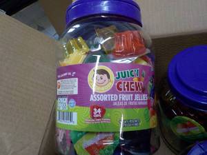 lot 214 image: 6 ct 34 cups each Round Jars Juicy ...