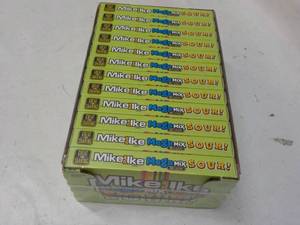 lot 225 image: 12 ct 5 oz boxes Mike and Ike Mega ...