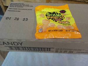 lot 227 image: 12 ct Peach Sour Patch Kids Candy 3...