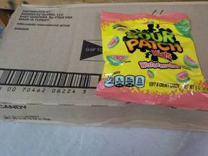 lot 233 image: 12 ct Watermelon Sour Patch Candy 5...