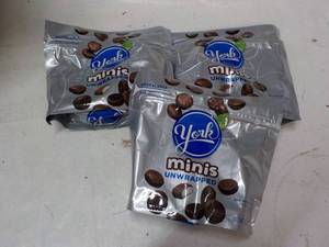 lot 270 image: 3 ct 7.6 oz bags York Minis...
