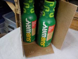 lot 345 image: 6 ct 16 oz bottles Subway Italian S...