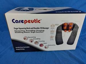 lot 116 image: Carepeutic Finger Squeezing Neck and Shoulder 5D Massager