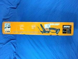lot 135 image: WORX 20 20V Lithium-Ion Cordless Hedge Trimmer