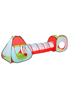 lot 124 image: HeyPlay Kids Pop Up Tent, Cube and Tunnel