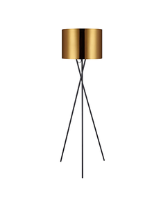 lot 100 image: Teamson Home Versanora Cara 62 Modern Metal Tripod Floor Lamp