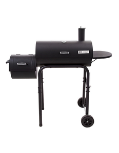 lot 149 image: American Gourmet by Charbroil 3-in-1 Offset Smoker