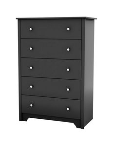 lot 151 image: South Shore Vito Chest - Pure Black