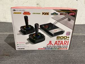 lot 105 image: GameStation Pro Atari Retro Video Game System, 200 Games, DGUNL-7012