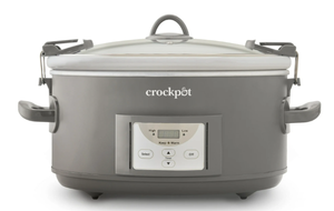 lot 368 image: Crock-Pot Programmable 7-Quart Cook and Carry Slow Cooker