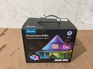 lot 244 image: Govee 50ft Smart RGBIC Permanent Outdoor Lights