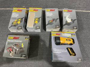 lot 117 image: LOT OF 6 EverStart Maxx Tools
