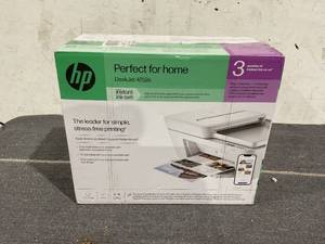 lot 129 image: HP DeskJet 4252e Wireless All-in-One Color Inkjet Printer, Scanner, Copier
