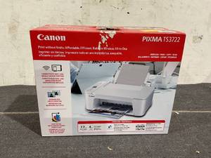 lot 130 image: PIXMA TS3722 Wireless All-in-One Home Printer with Scanner and Copier