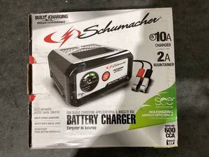 lot 622 image: Schumacher SC1282 10-Amp 12V Fully Automatic Battery Charger and Maintainer