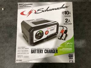 lot 623 image: Schumacher SC1282 10-Amp 12V Fully Automatic Battery Charger and Maintainer