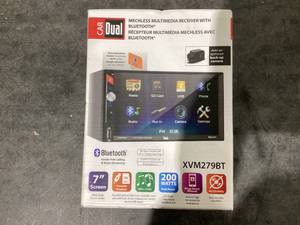 lot 629 image: Dual Electronics XVM279BT 7 Double DIN Car Stereo with LED Touch Screen, Bluetooth