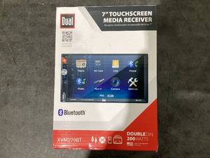 lot 630 image: Dual Electronics XVM279BT 7 Double DIN Car Stereo with LED Touch Screen, Bluetooth