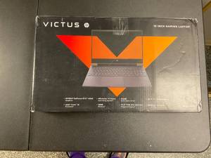 lot 6 image: HP Victus 15 Gaming Laptop, 15.6 FHD 144Hz Display, AMD Ryzen 5 7535HS, 16GB DDR5 RAM, 512GB PCIe M.2 SSD