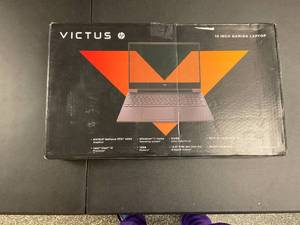 lot 8 image: HP Victus 15 Gaming Laptop, 15.6 FHD 144Hz Display, AMD Ryzen 5 7535HS, 16GB DDR5 RAM, 512GB PCIe M.2 SSD